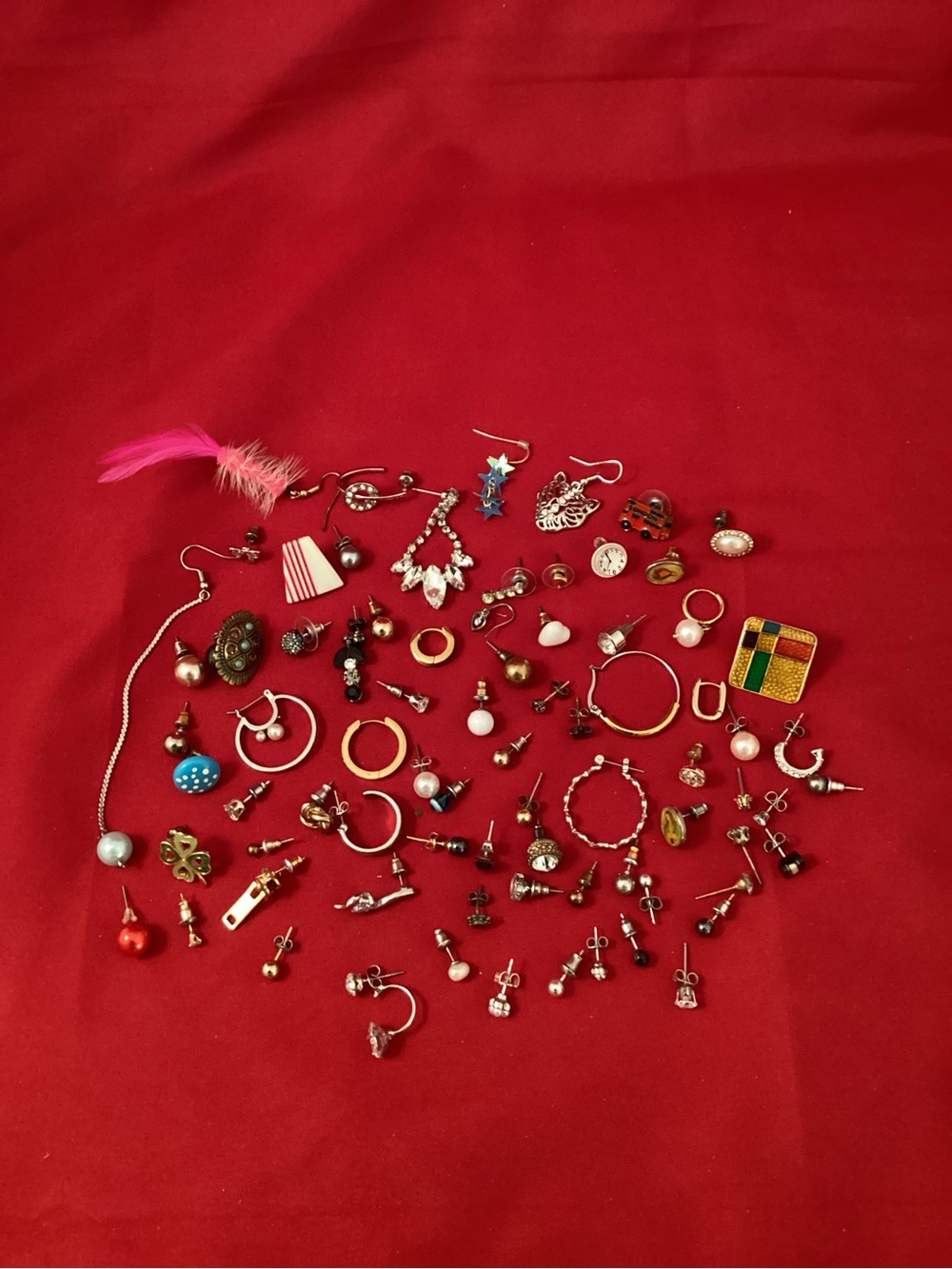 Multiples Mixed Lonely Women’s Earring Collection (only one of each)